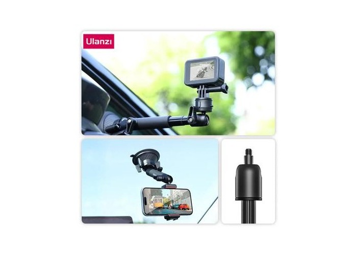 Ulanzi ZJ01 Magnetic Suction Cup Mount for Action Camera Smartphone