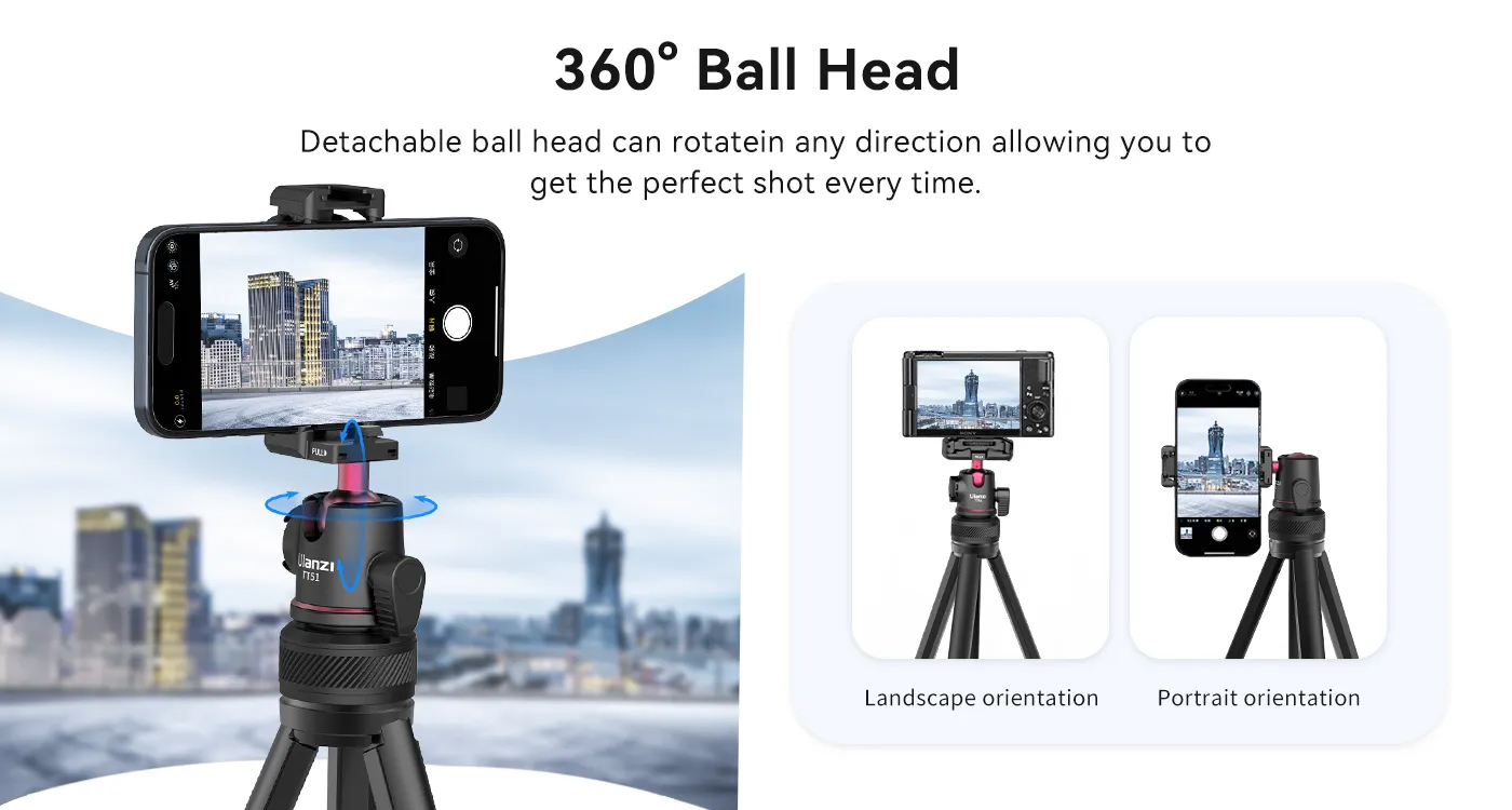 Ulanzi Aluminium Tripod TT51 Ulanzi Aluminium Tripod TT51